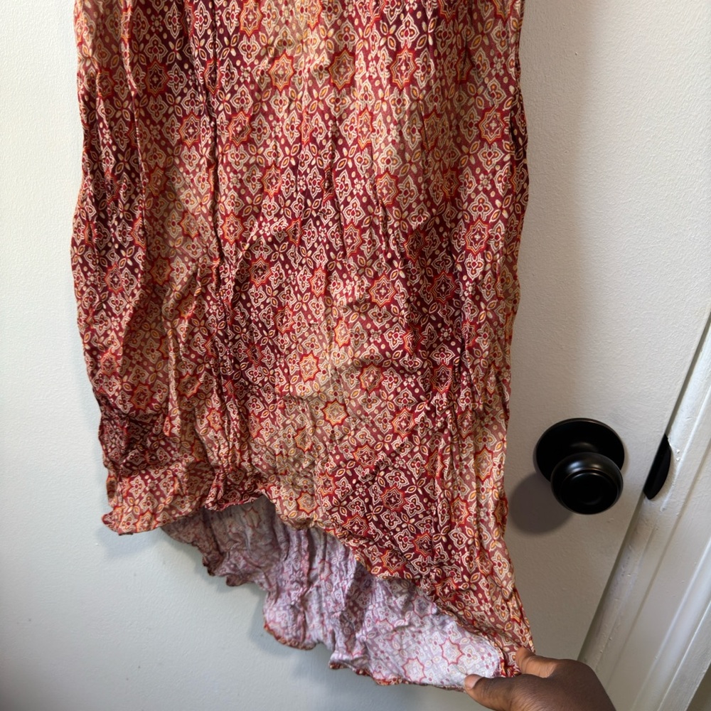 Vintage Rampage Clothing Company Rayon High Low Cottage core Dress Size 13 - Picture 2 of 11